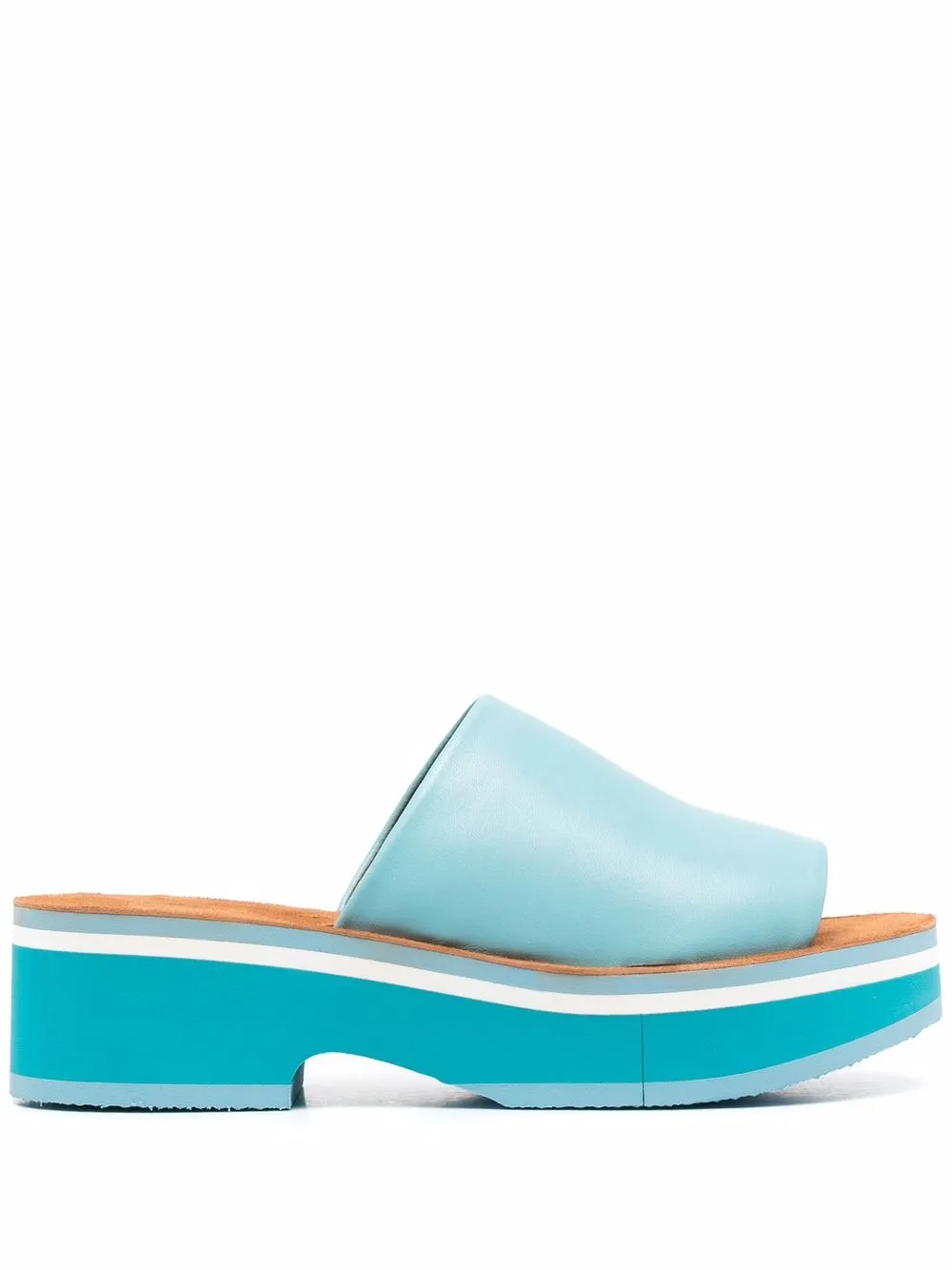 

Clergerie sandalias slip-on con puntera abierta - Azul