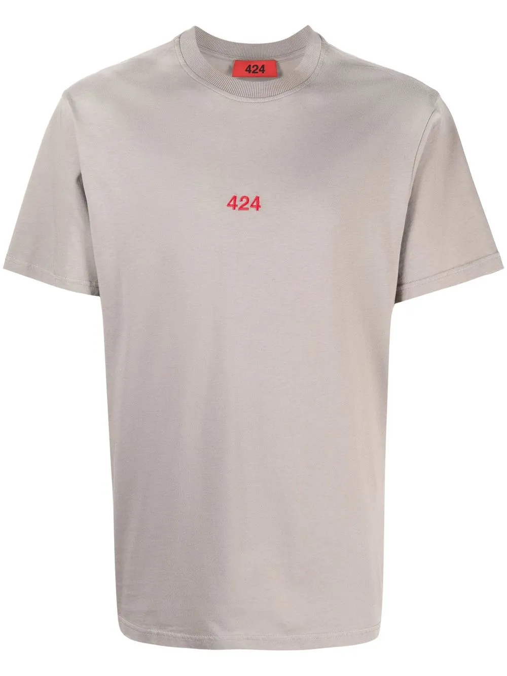 

424 playera con logo bordado - Gris