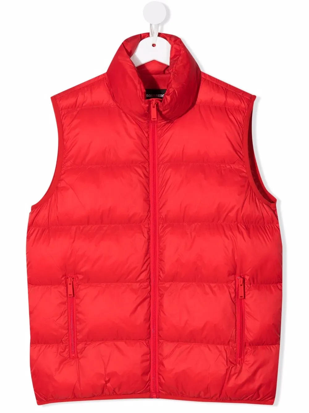 

Dsquared2 Kids chaleco capitonado con logo estampado - Rojo