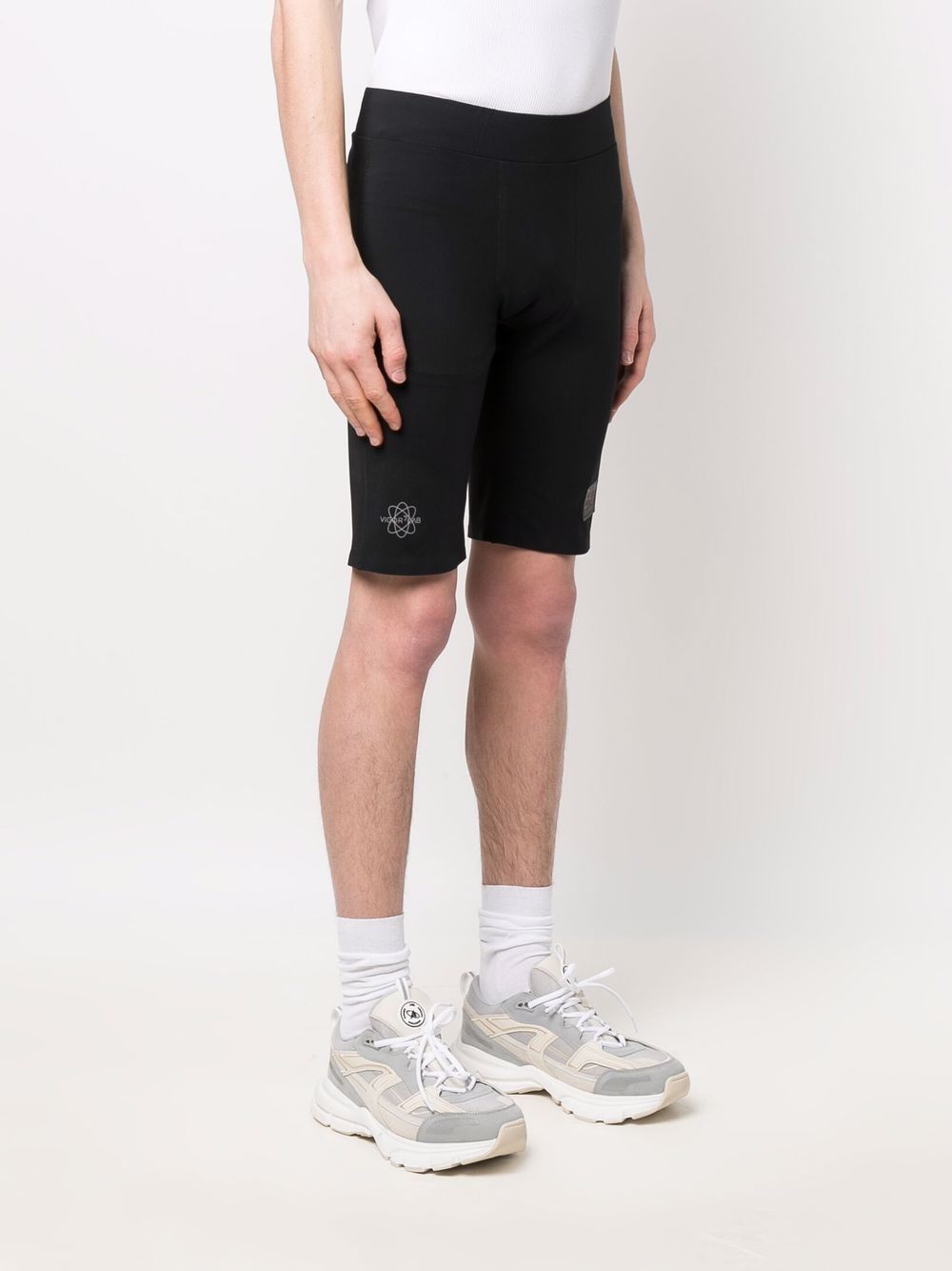 фото Ea7 emporio armani logo-patch cycling shorts