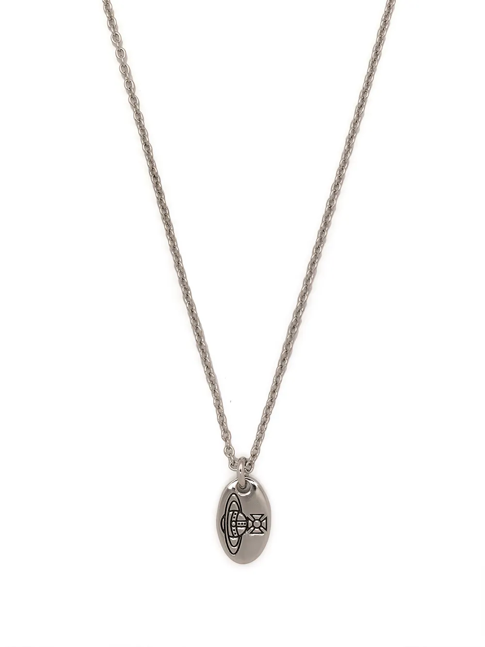 

Vivienne Westwood collar con dije de orbe - Plateado