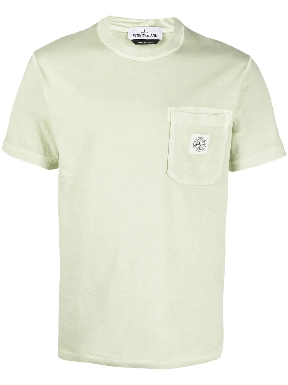 

Stone Island Compass patch round-neck T-shirt - Green