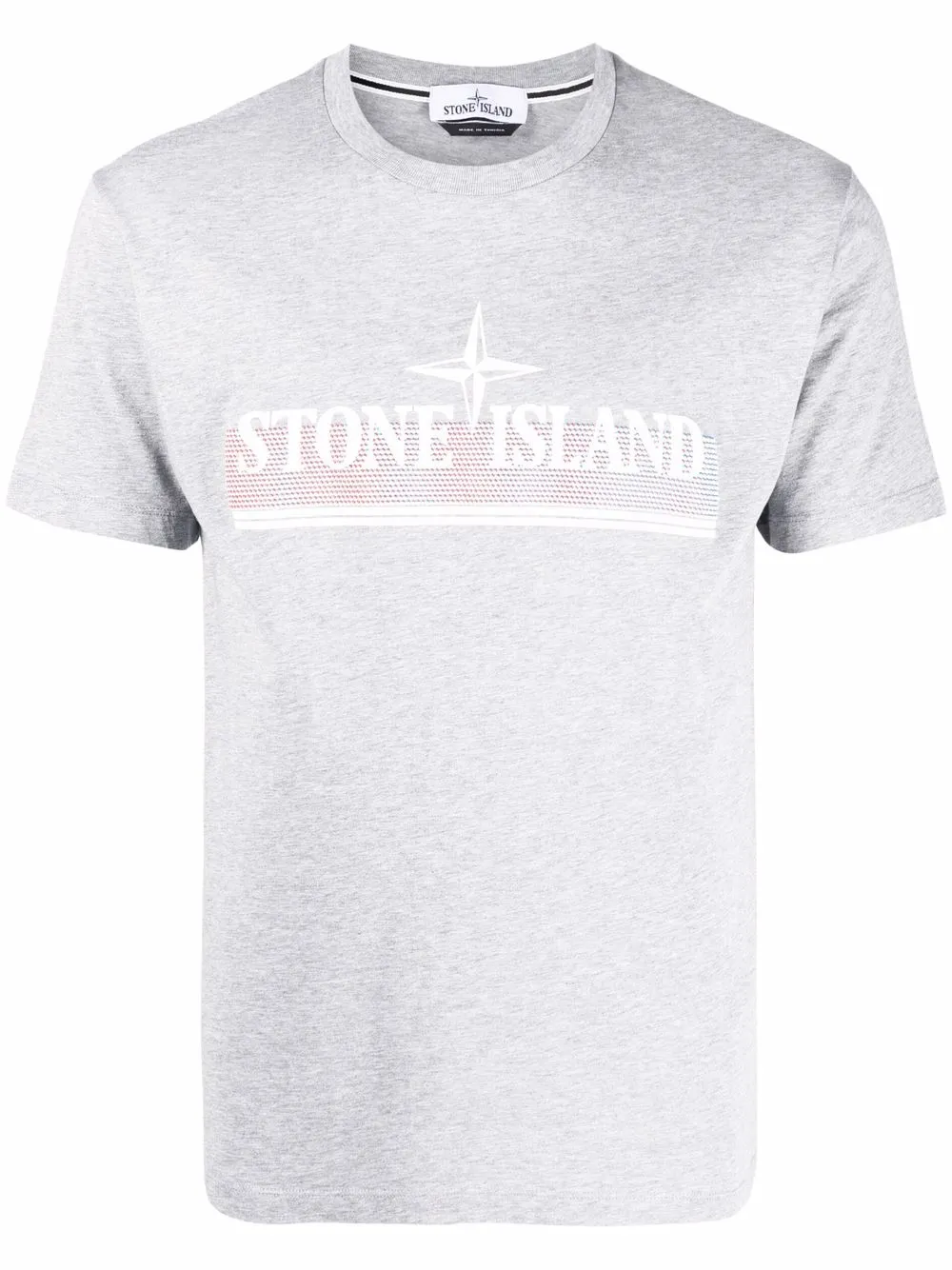 

Stone Island logo-print cotton T-shirt - Grey