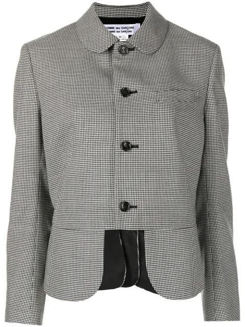Comme Des Garçons Comme Des Garçons 체크 프린트 싱글 브레스티드 블레이저 - Farfetch Comme Des Garçons Comme Des Garçons 체크... 