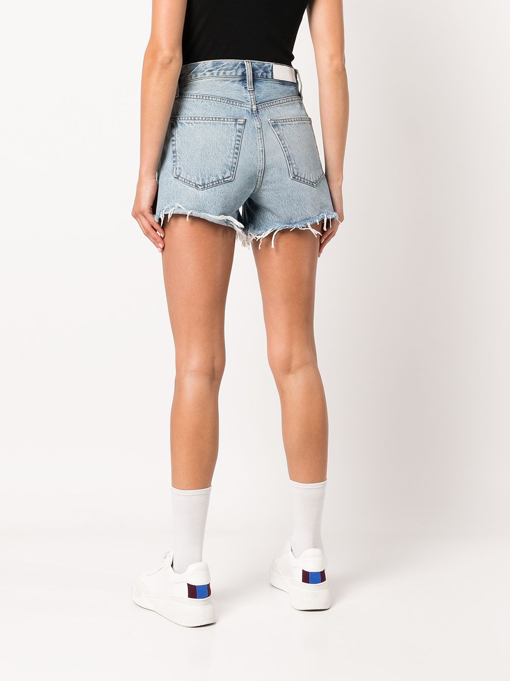 RE/DONE 70s high-rise Denim Shorts - Farfetch