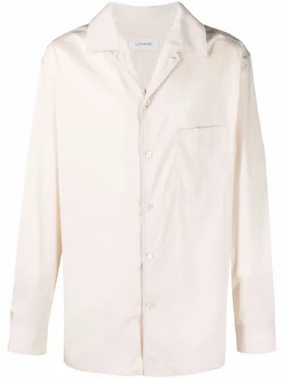 button-up long-sleeved shirt | Lemaire 