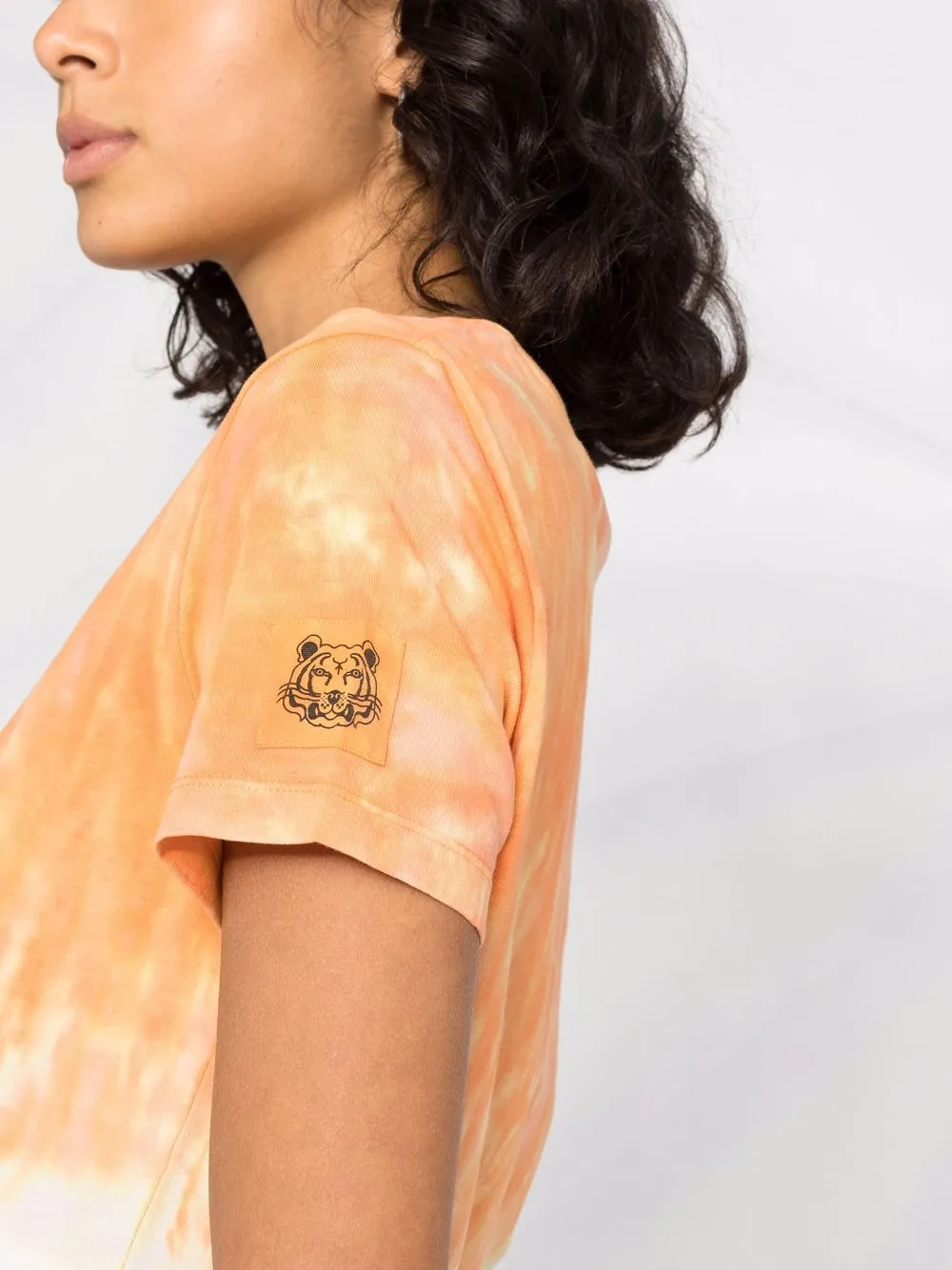 Kenzo tie-dye short-sleeve T-shirt | Orange | FARFETCH IN