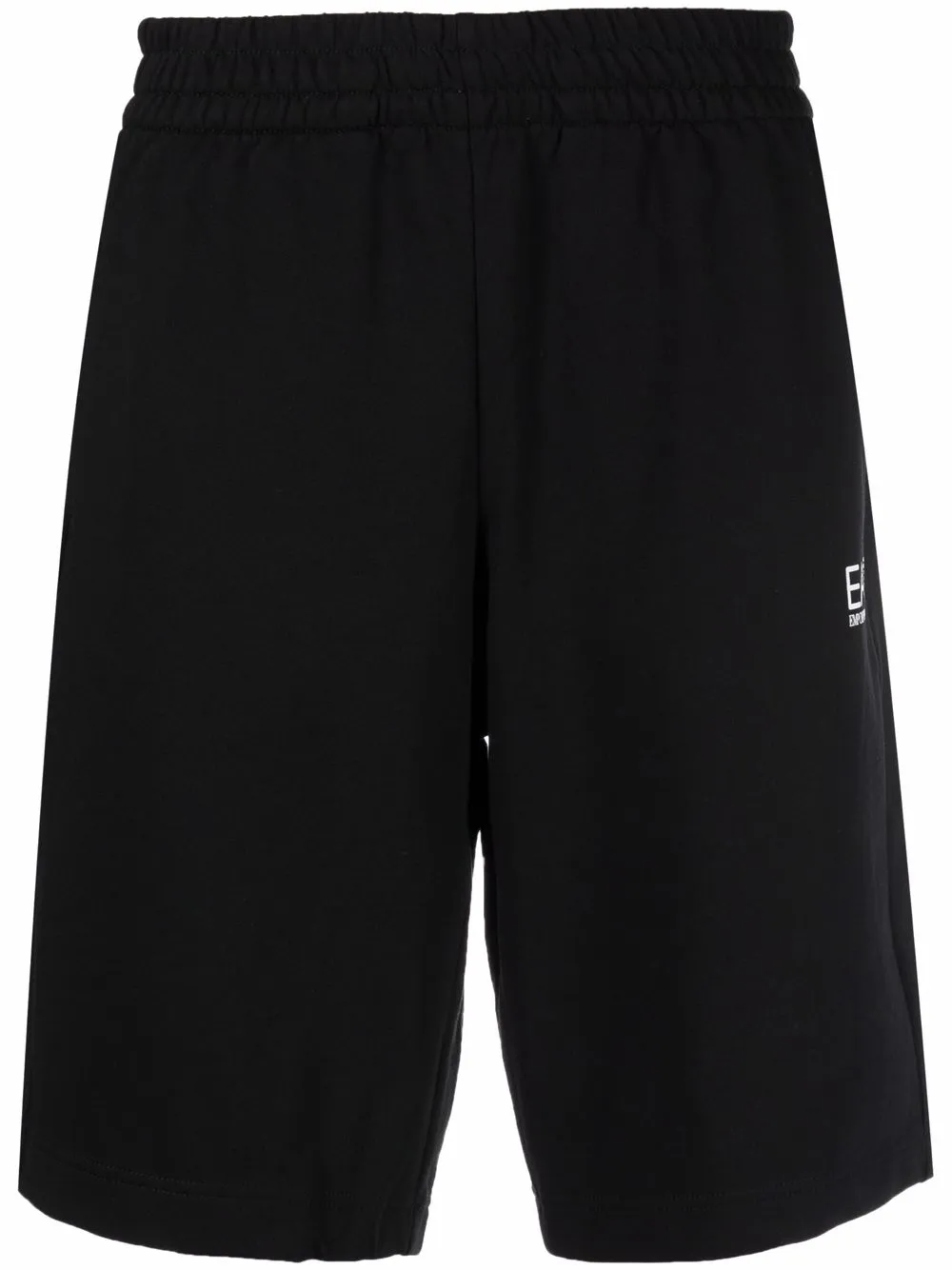 

Ea7 Emporio Armani shorts deportivos con logo oversize - Negro