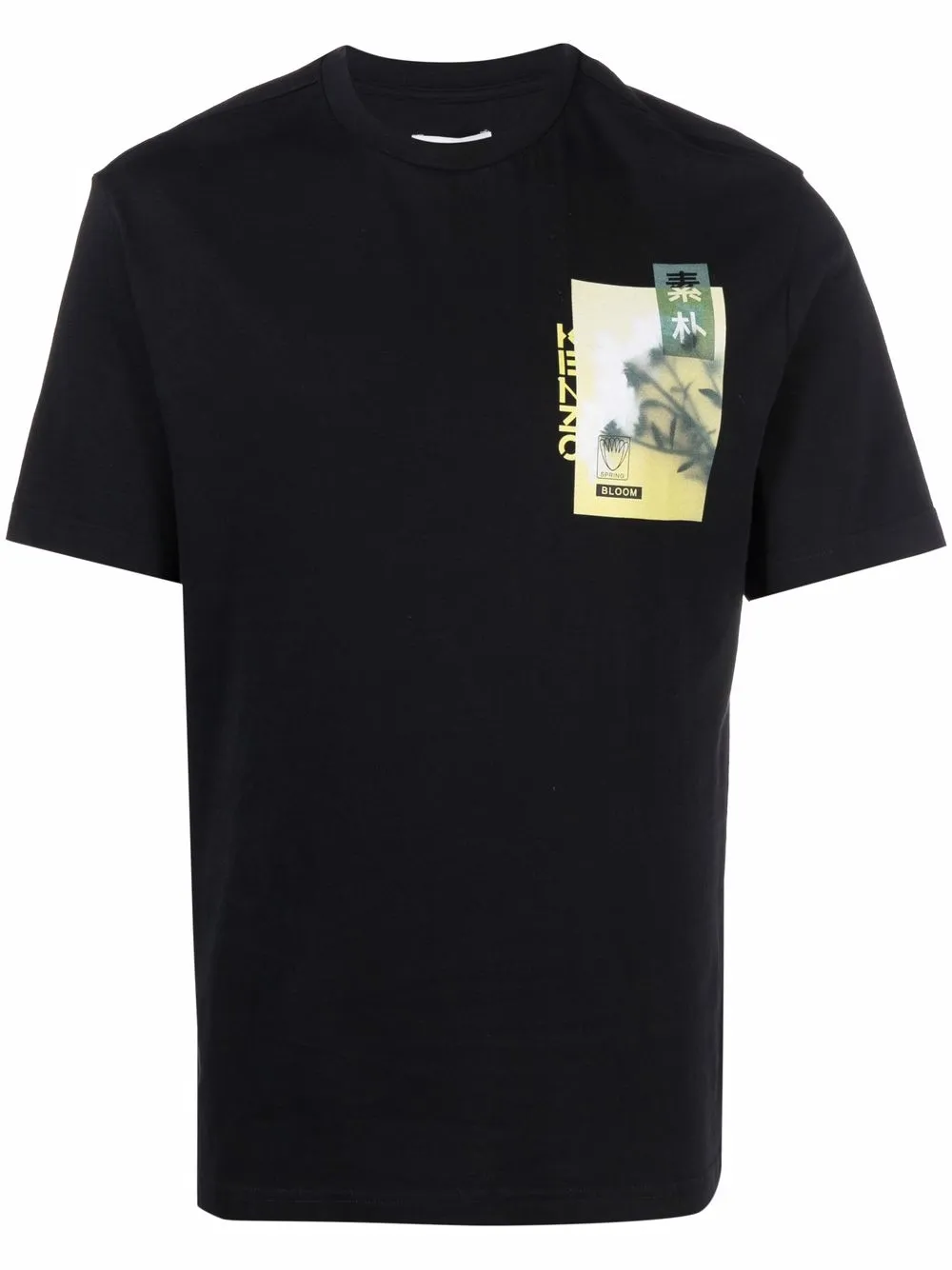 

Kenzo playera con logo estampado - Negro