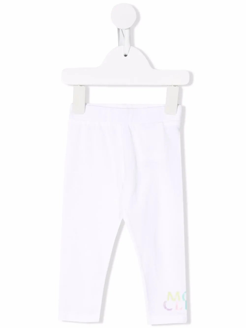 

Moncler Enfant leggins con logo estampado - Blanco