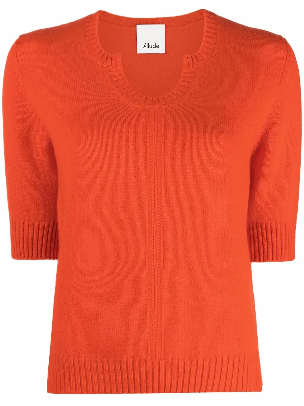 

Allude top de manga media - Naranja