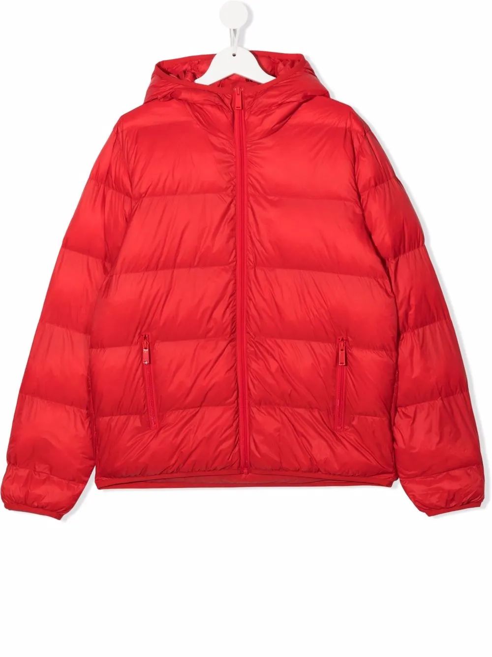 

Dsquared2 Kids plumífero con logo estampado - Rojo