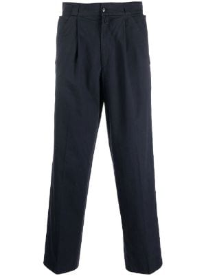 Fake Alpha Vintage 1940s Tailored loose-fit Trousers - Farfetch