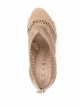 Casadei mesh-detail 130mm leather sandals