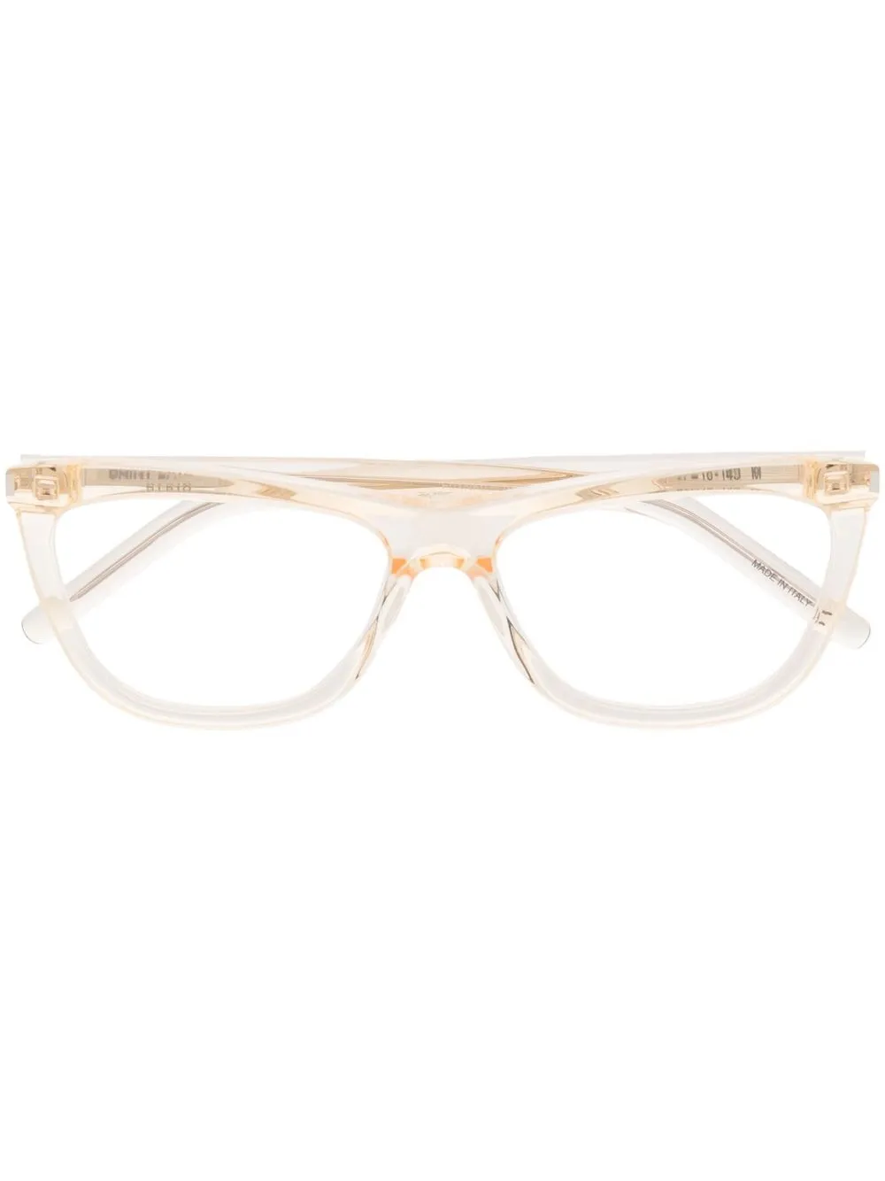 

Saint Laurent Eyewear lentes con armazón cuadrada - Amarillo