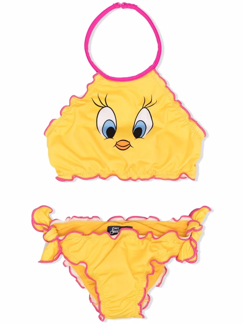 MC2 Saint Barth Kids бикини Tweety с вышитым логотипом