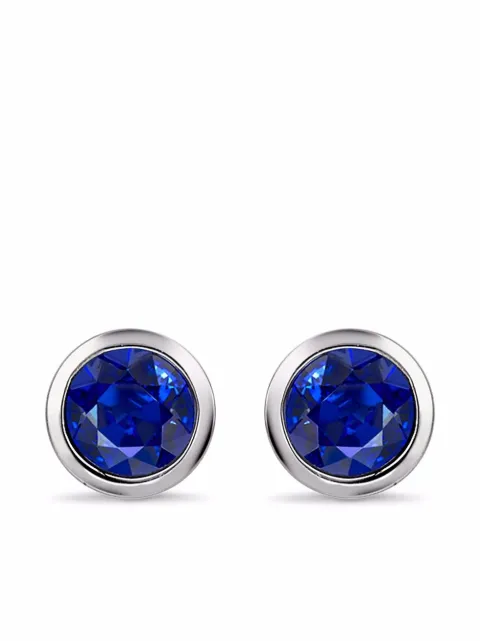 Pragnell aretes Sundance en oro blanco de 18kt con zafiro