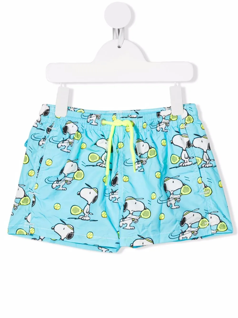 

MC2 Saint Barth Kids shorts de playa con estampado gráfico - Azul