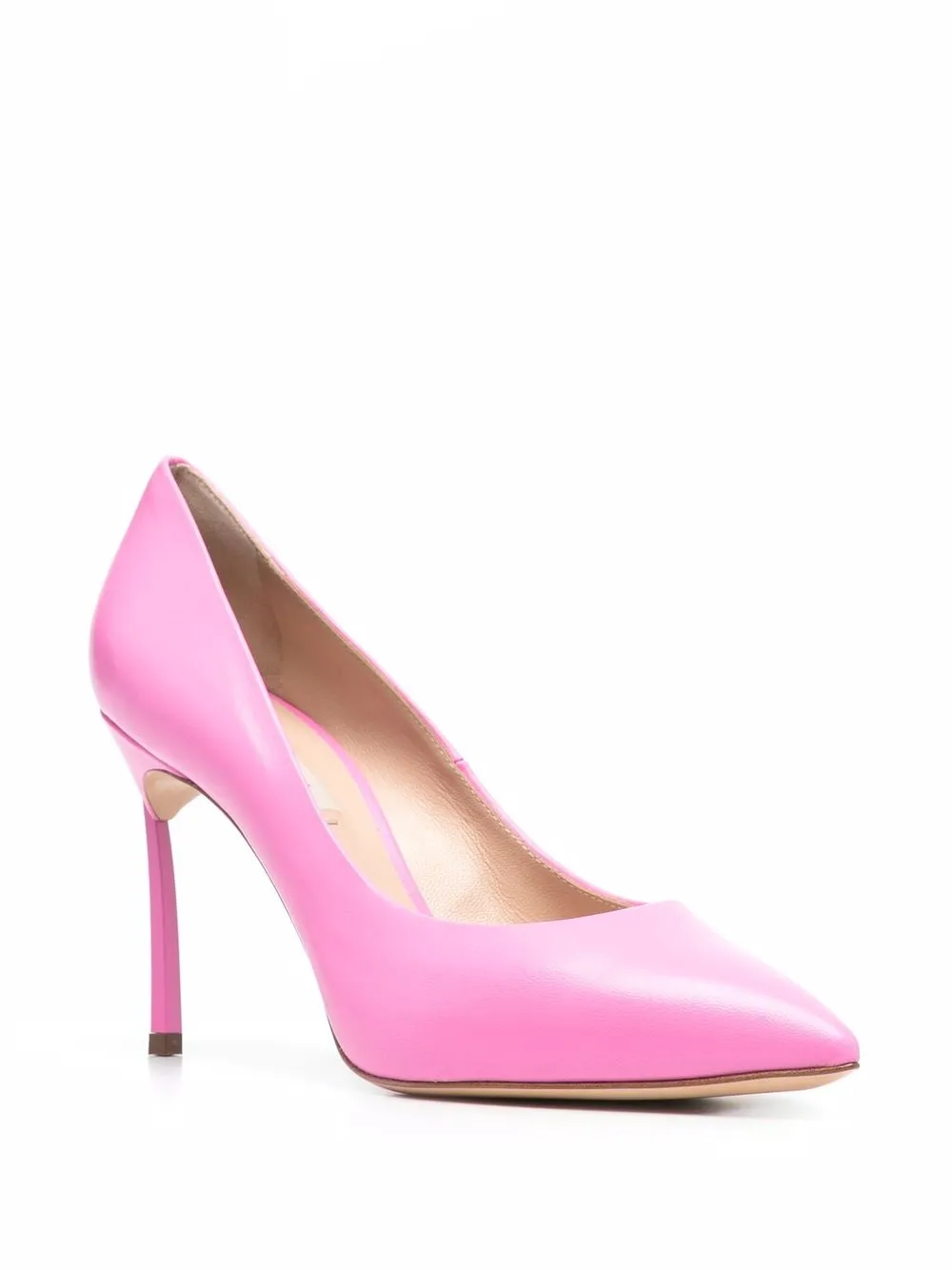 Casadei Eva leren pumps - Roze