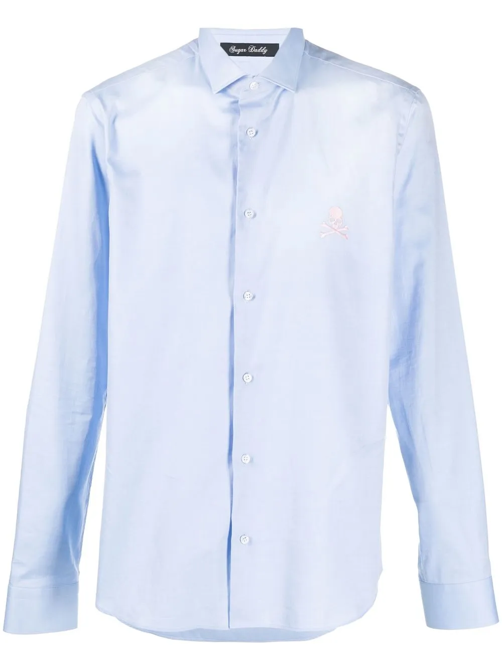 

Philipp Plein camisa con logo bordado - Azul