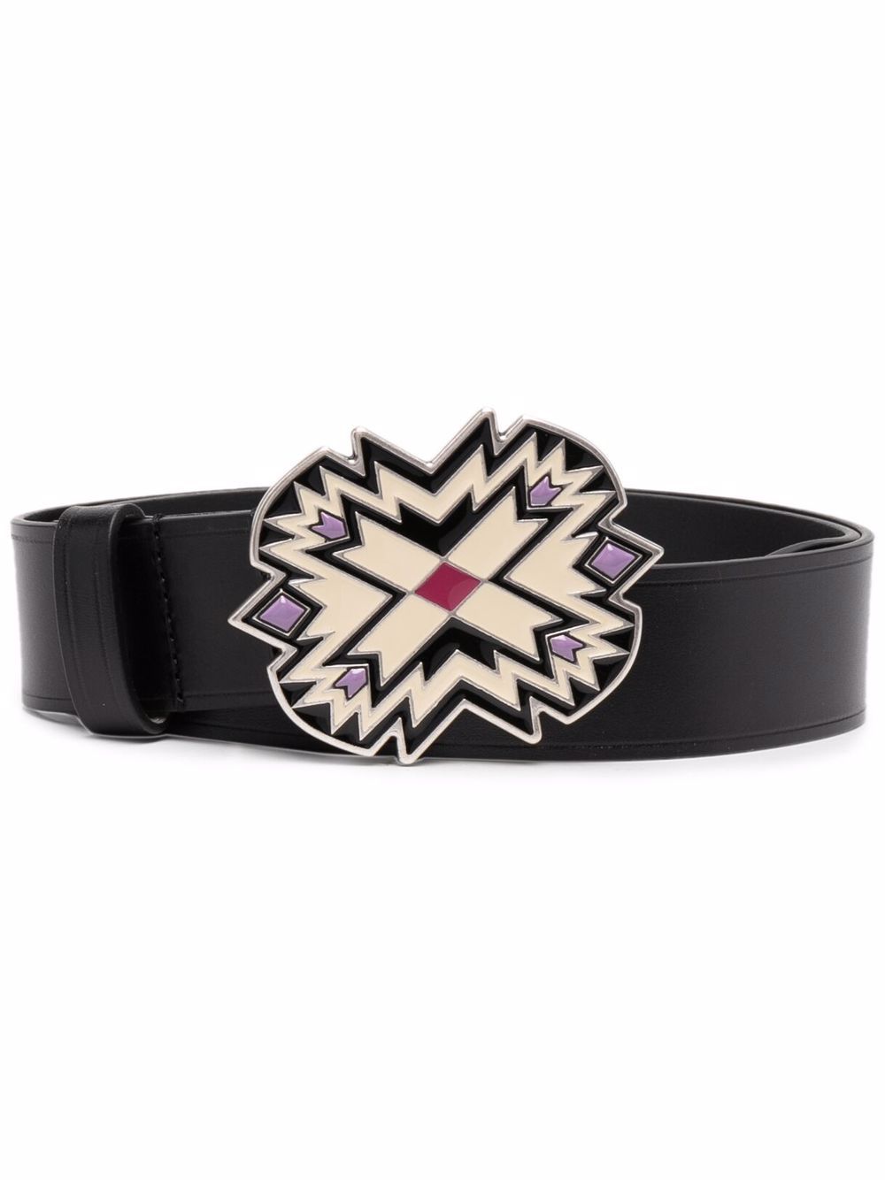 ISABEL MARANT decorative-buckle belt - Black