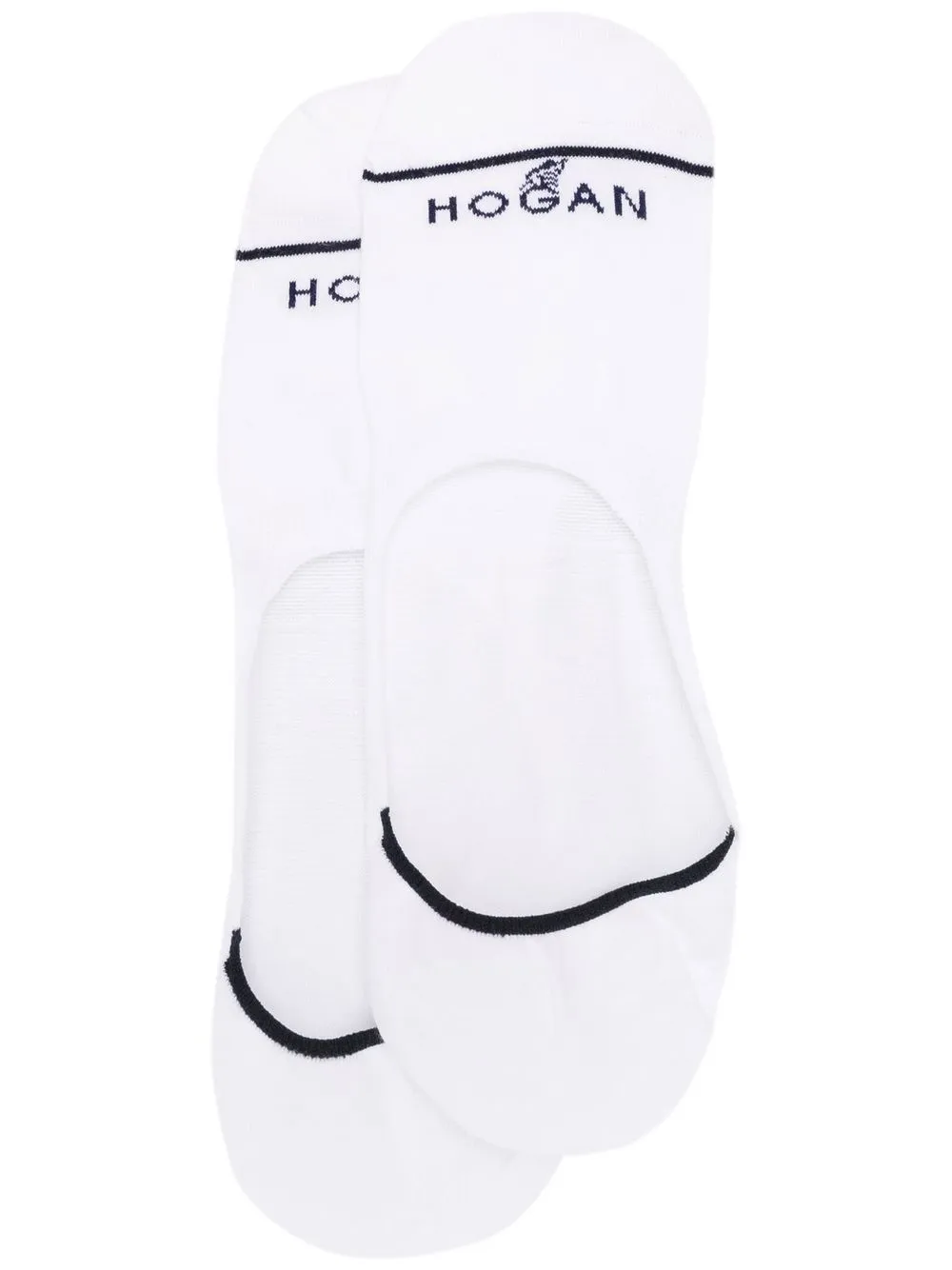 

Hogan calcetines con logo en intarsia - Blanco