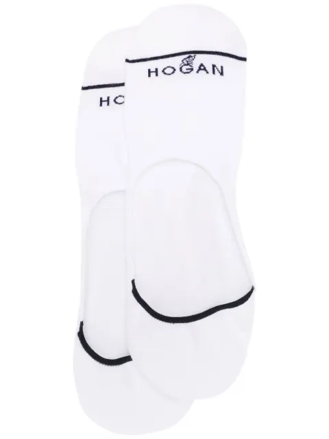 Hogan logo-intarsia no-show socks