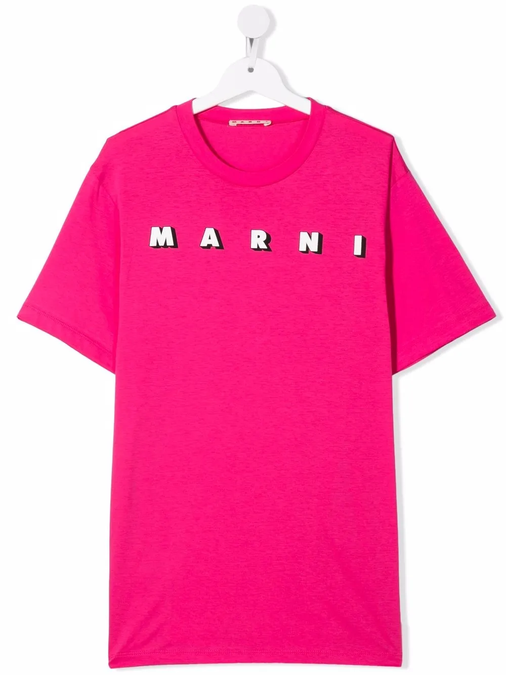 

Marni Kids playera con logo estampado - Rosado