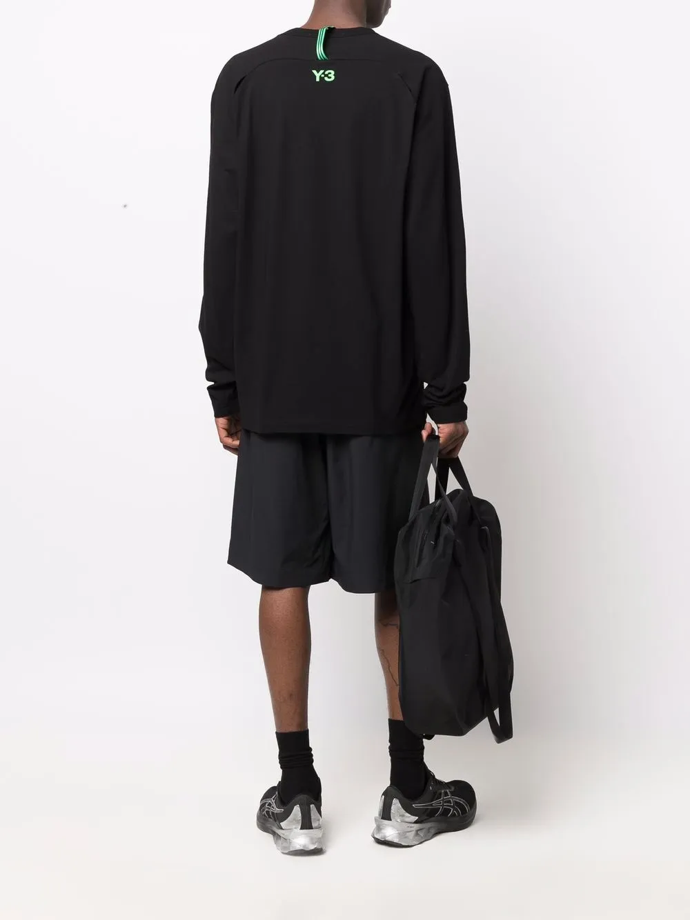 фото Y-3 long-sleeved cotton t-shirt