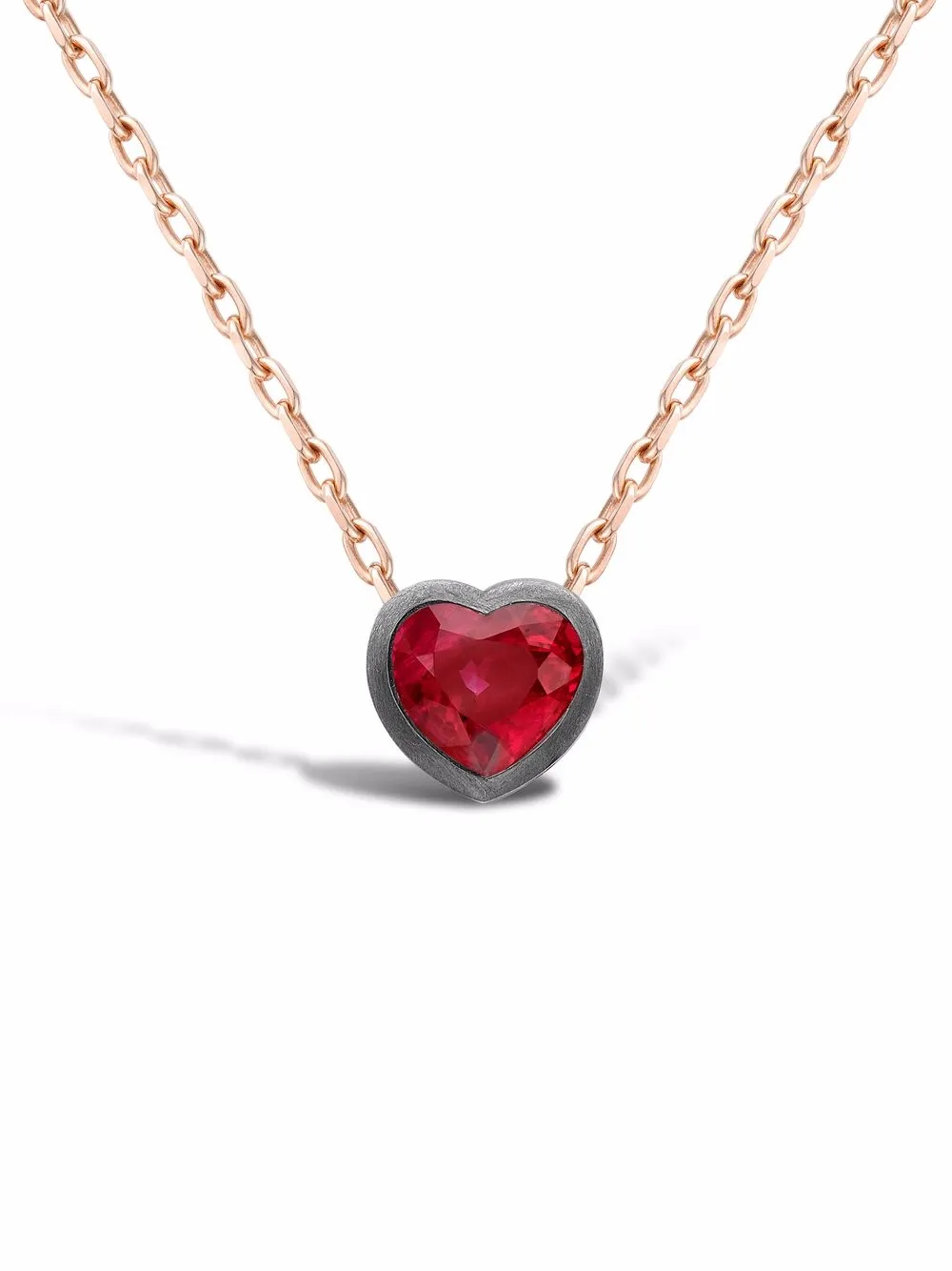 

Pragnell collar Legacy en oro blanco y rosa de 18kt con rubí - Rosado
