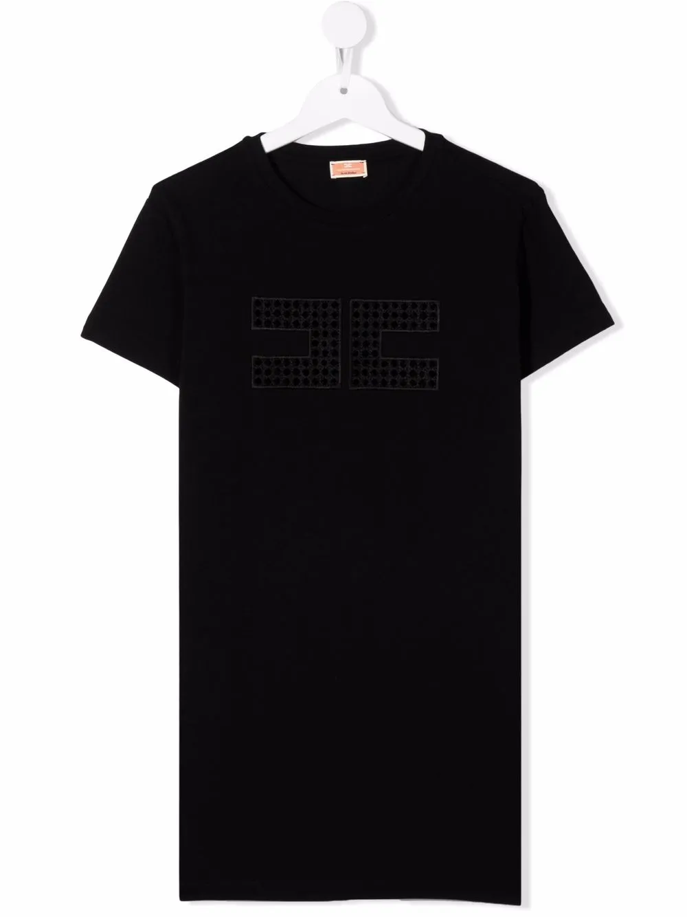 

Elisabetta Franchi La Mia Bambina playera con cuello redondo - Negro