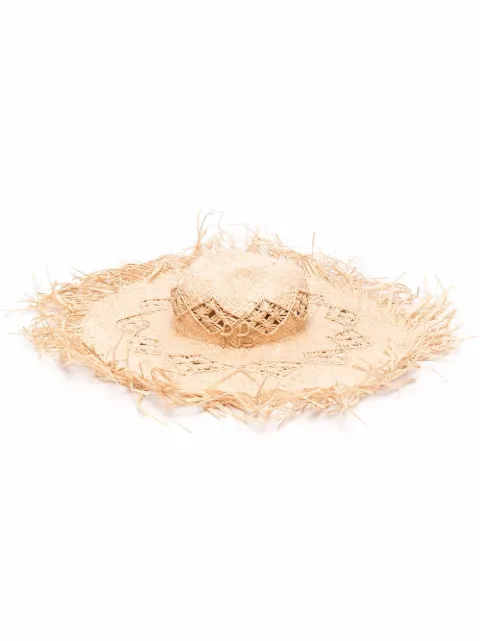 Ruslan Baginskiy woven straw sunhat