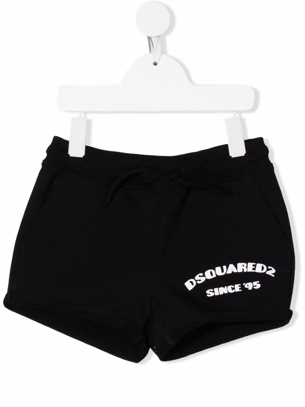 

Dsquared2 Kids logo-print drawstring shorts - Black