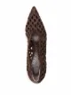 Casadei Versilia interwoven leather pumps