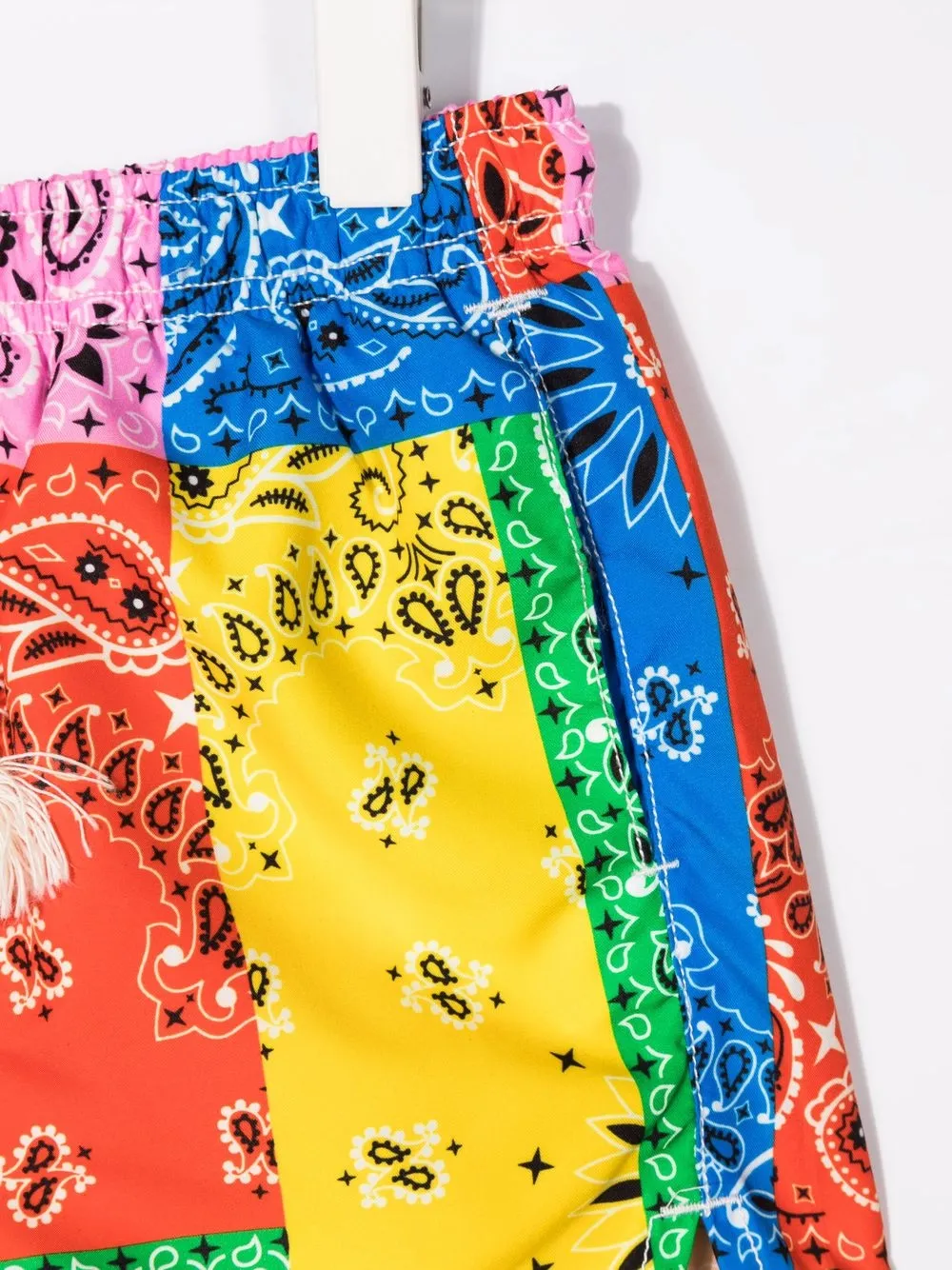 MC2 Saint Barth Kids Shorts met bandanaprint Rood