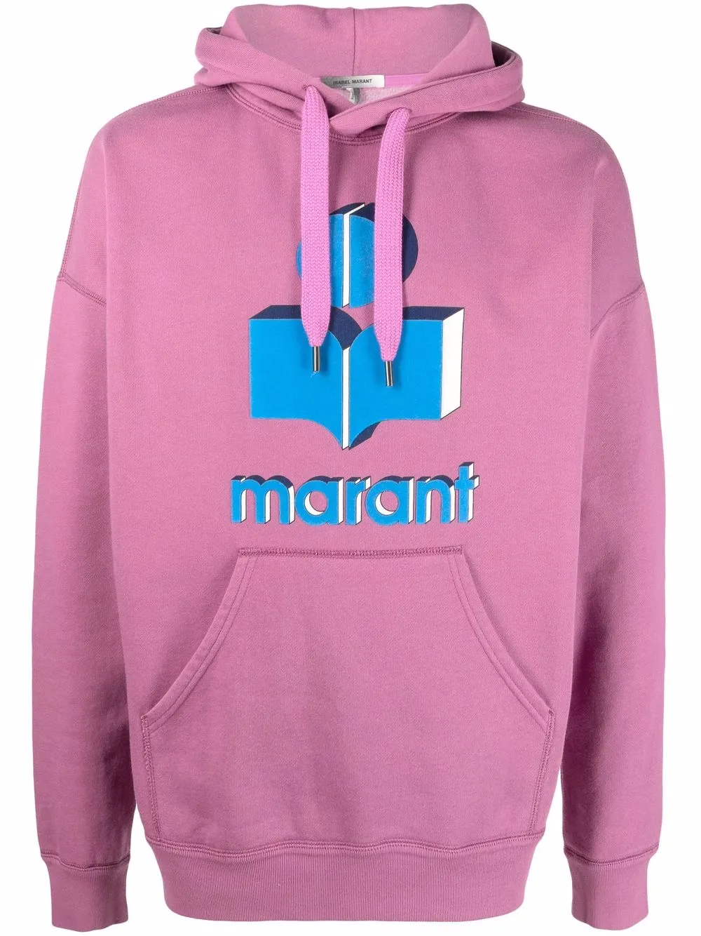 

Isabel Marant hoodie con logo estampado - Rosado