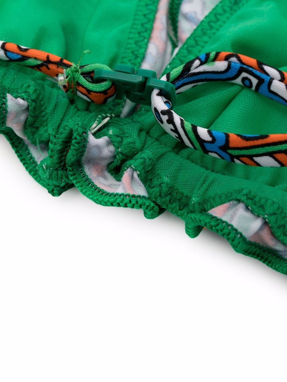 MC2 Saint Barth Kids Bikini met paisley-print - Groen