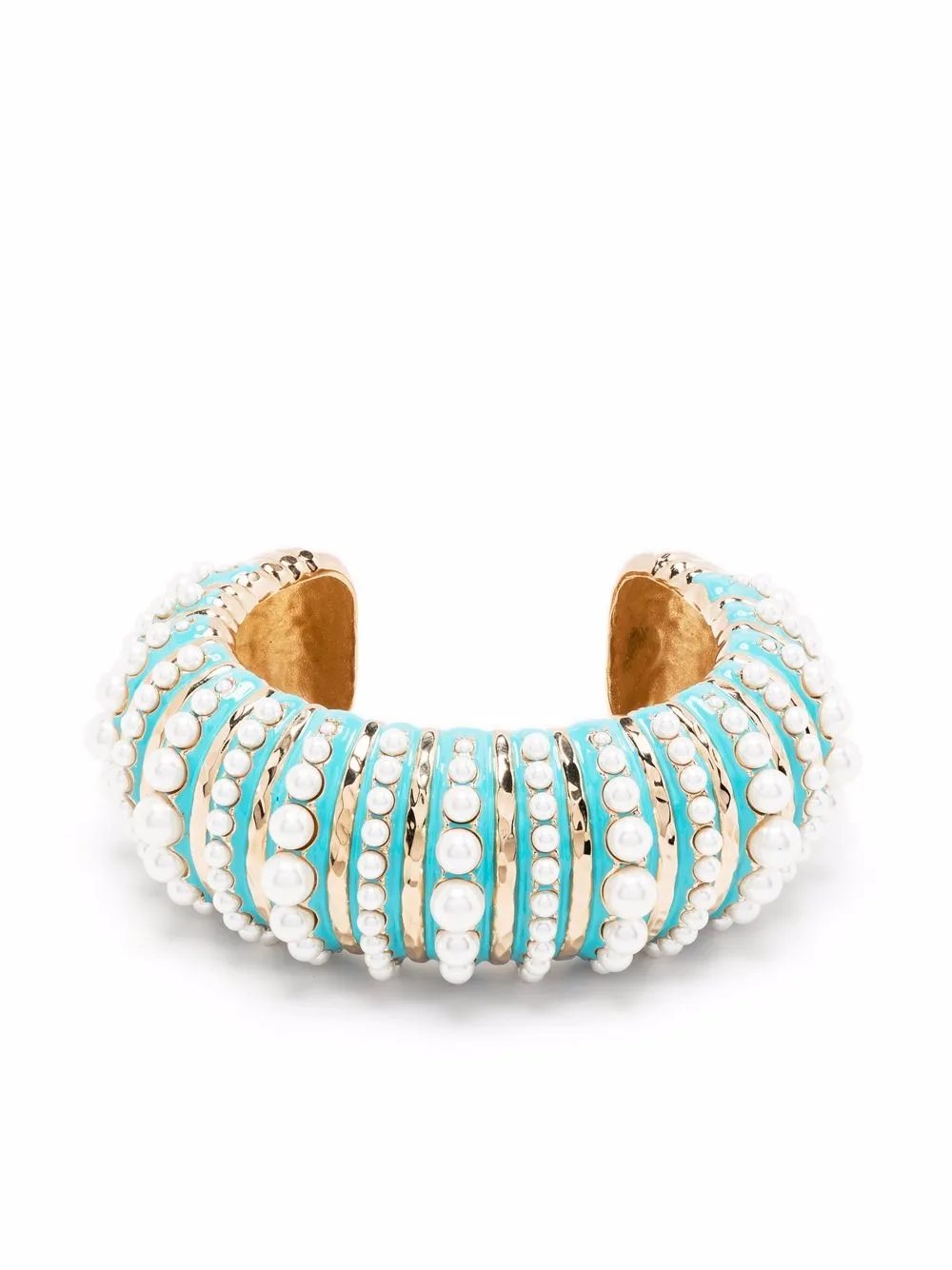 

Lanvin pulsera con apliques de gemas - Azul