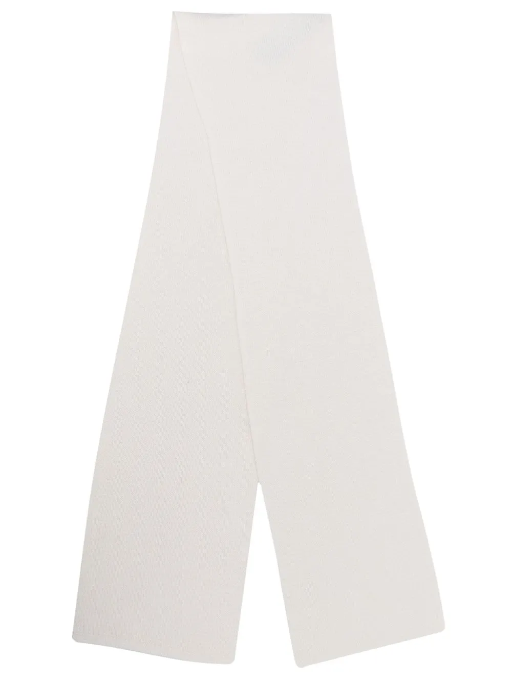 

Yves Salomon knitted cashmere scarf - White