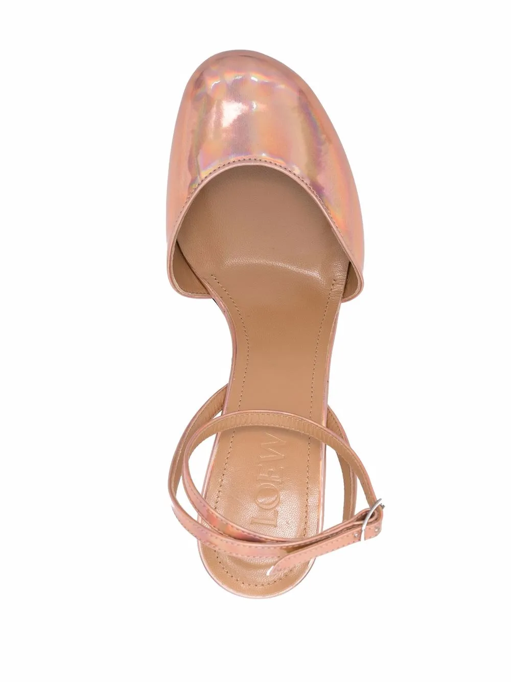 LOEWE Sandalen met holografisch-effect Roze