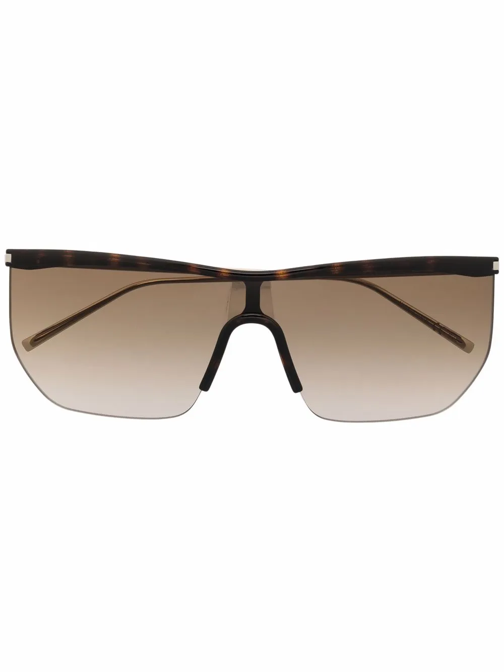 

Saint Laurent Eyewear lentes de sol con armazón cuadrada - Marrón