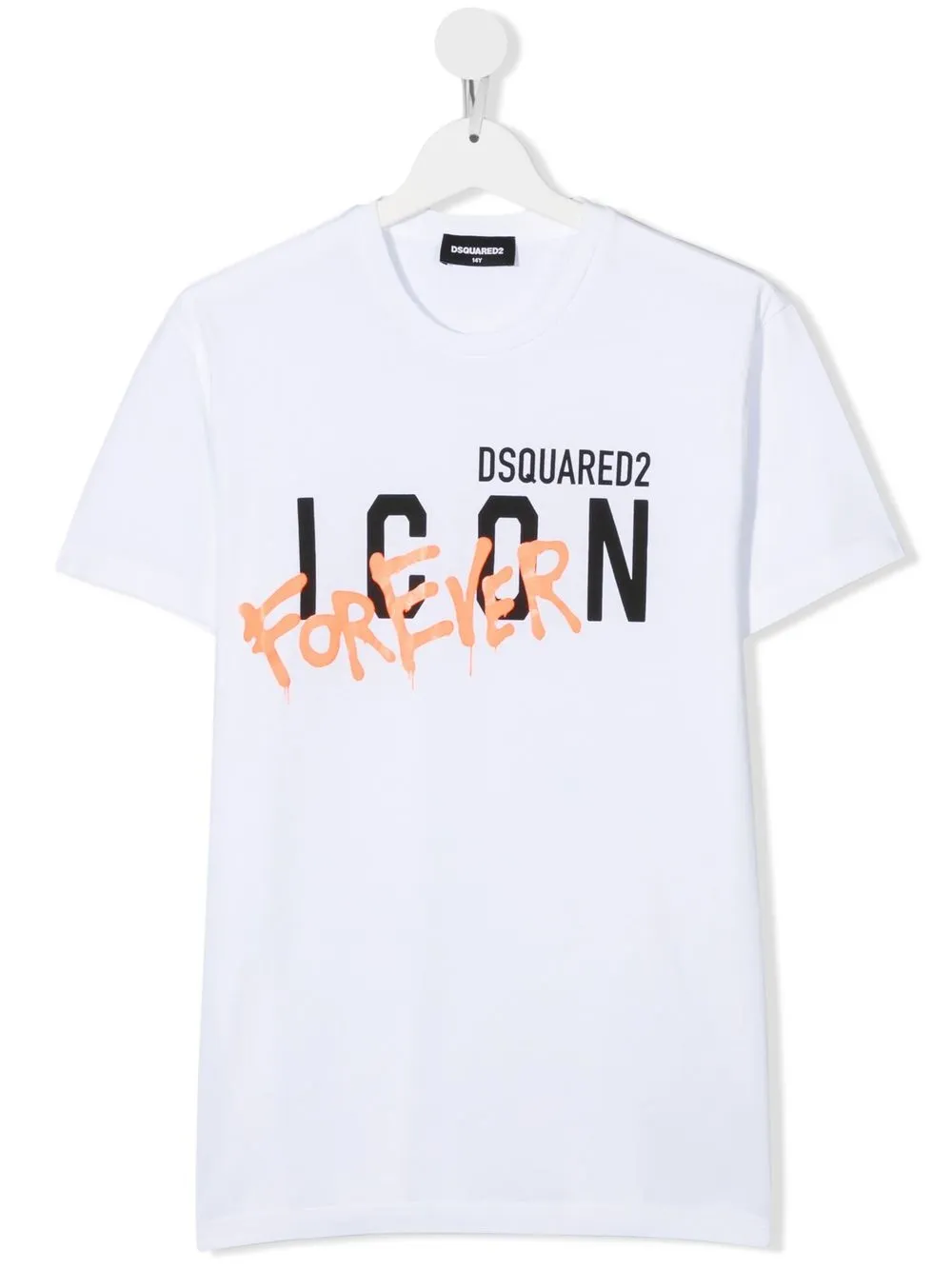 

Dsquared2 Kids playera con logo estampado - Blanco