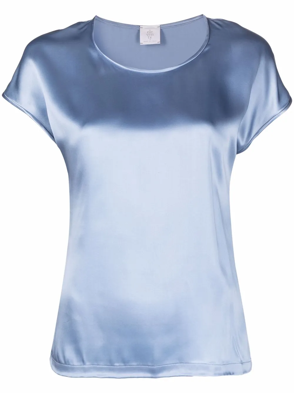 

Eleventy playera con cuello redondo - Azul