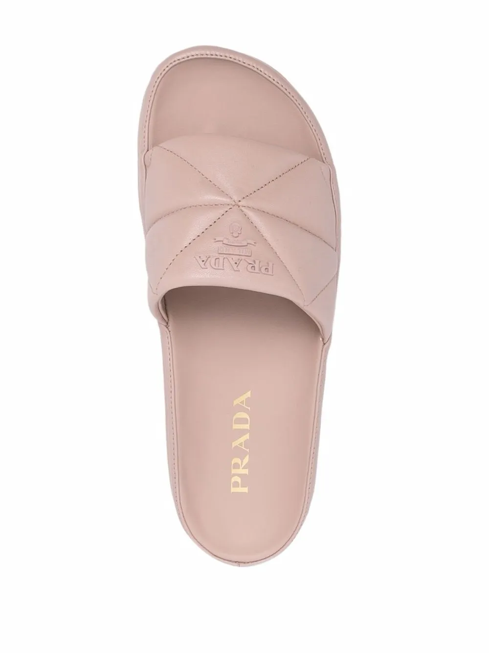 Prada Quilted Leather Slides - Farfetch