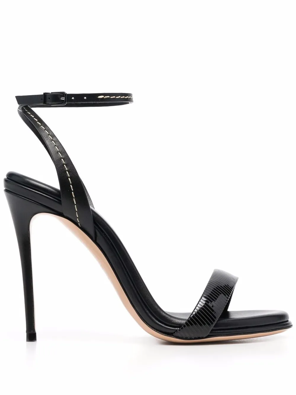 

Casadei sandalias cuero con tacón de 115mm - Negro