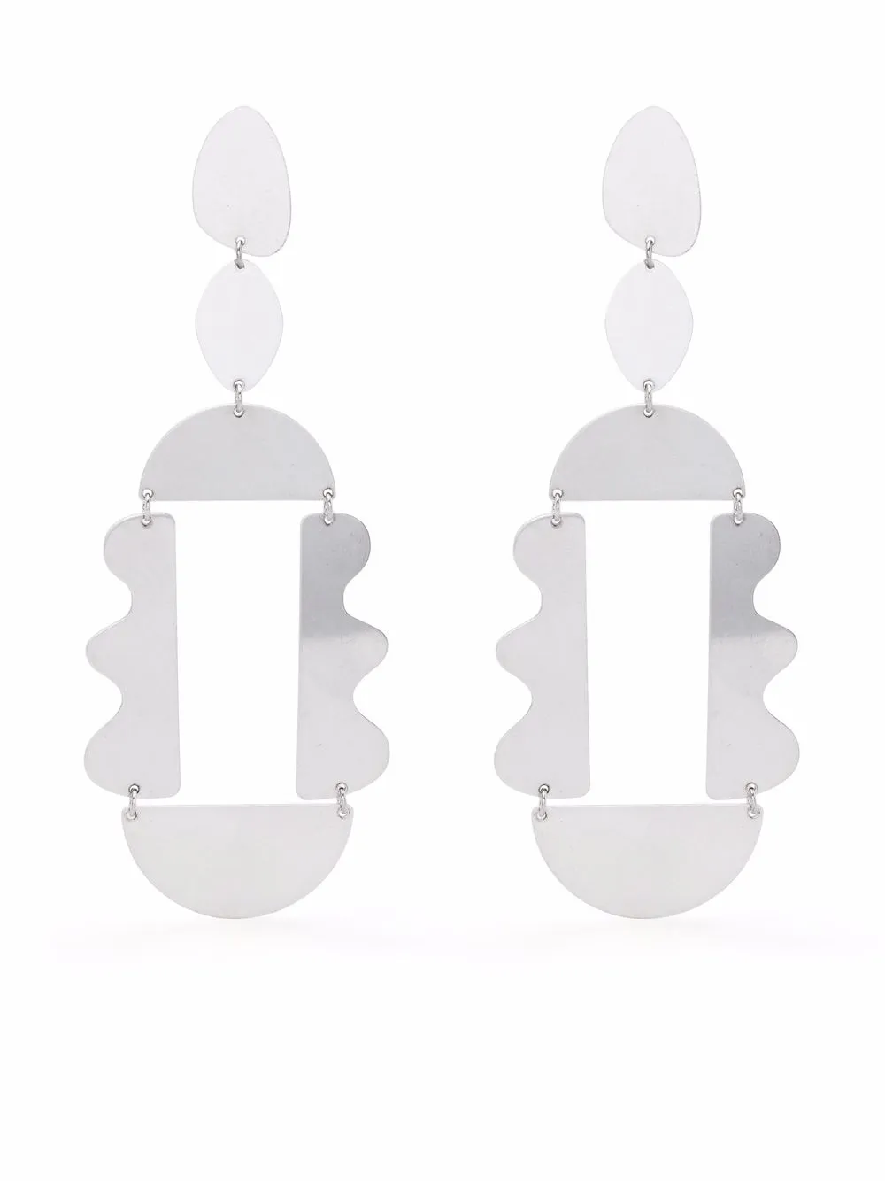 

Isabel Marant panelled pendant earrings - Silver