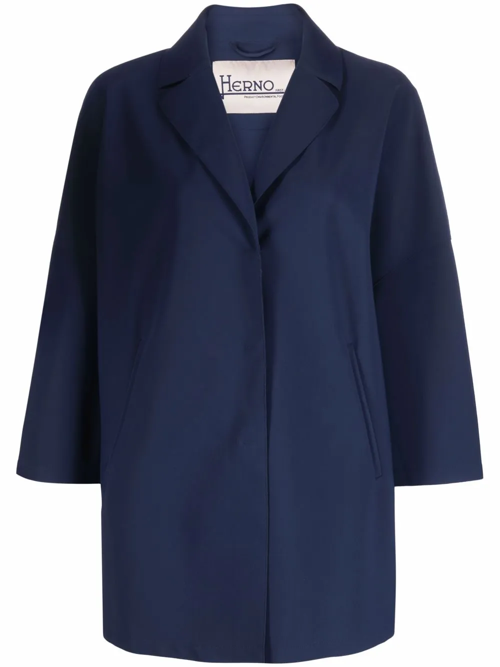 

Herno concealed-fastening coat - Blue