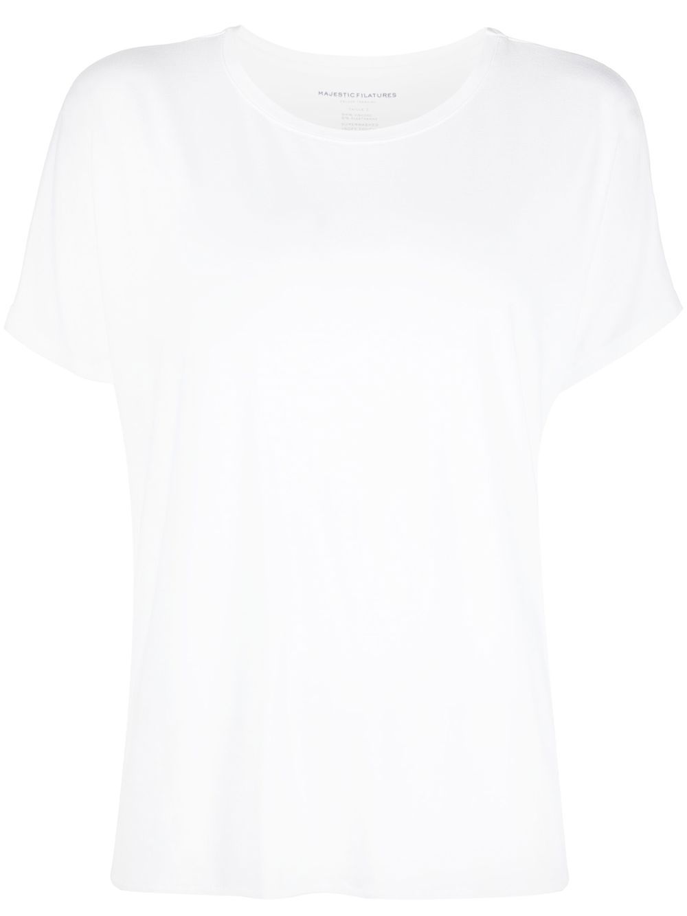 Majestic Filatures fitted cotton T-Shirt - White