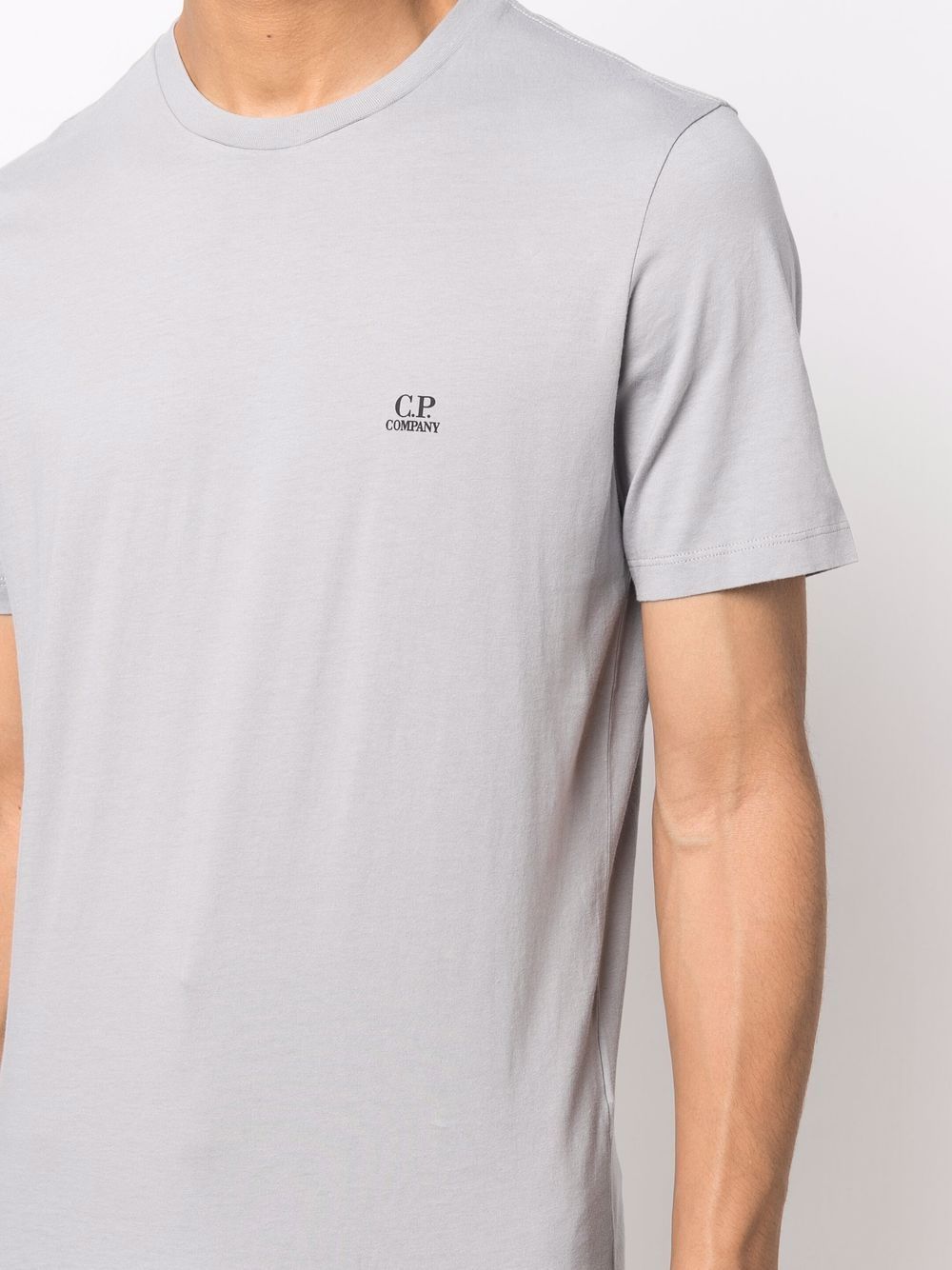 фото C.p. company logo-print cotton t-shirt