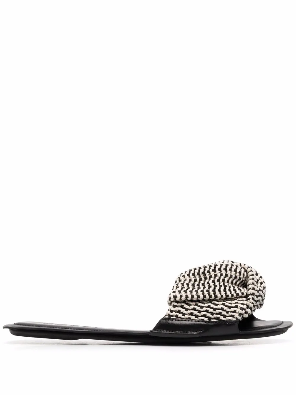 

Rodo knotted slip-on sandals - Black